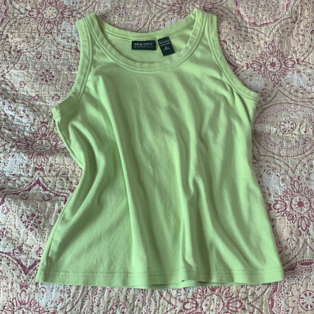 Lime green Tank Top